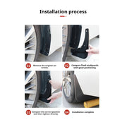 BYD Atto3 Schmutzfänger - 4-teiliges Set passgenauer, einfach zu montierender Schmutzfänger