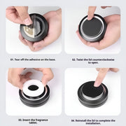 Solar Car Air Freshener for BYD | Dashboard Scent Diffuser (+6 aromatherapy patches)