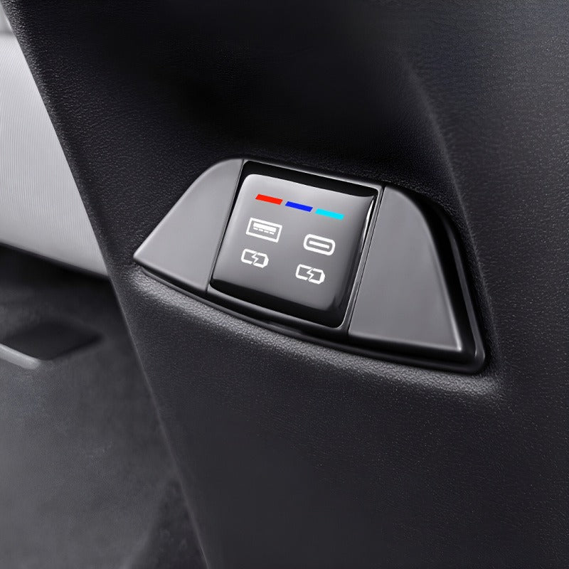 Rear USB Port Cover for 2026 BYD Sealion 6 | Anti-Dust Charging Protector