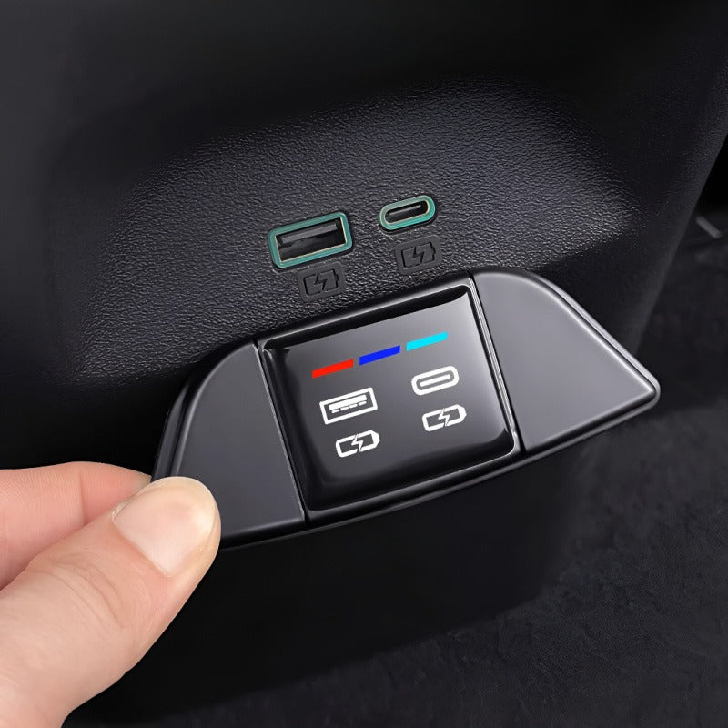 Rear USB Port Cover for 2026 BYD Sealion 6 | Anti-Dust Charging Protector