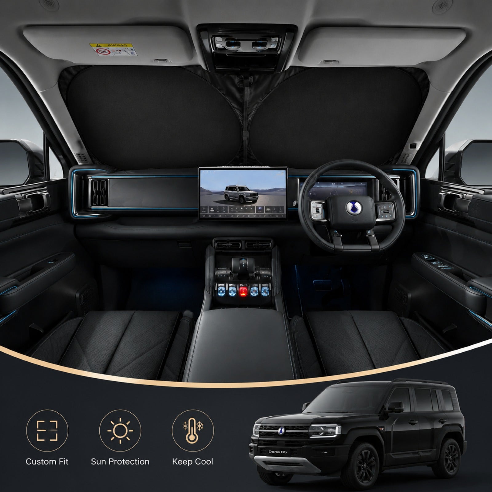 Sunshade for 2026 BYD Denza B5 AUTOEVEX
