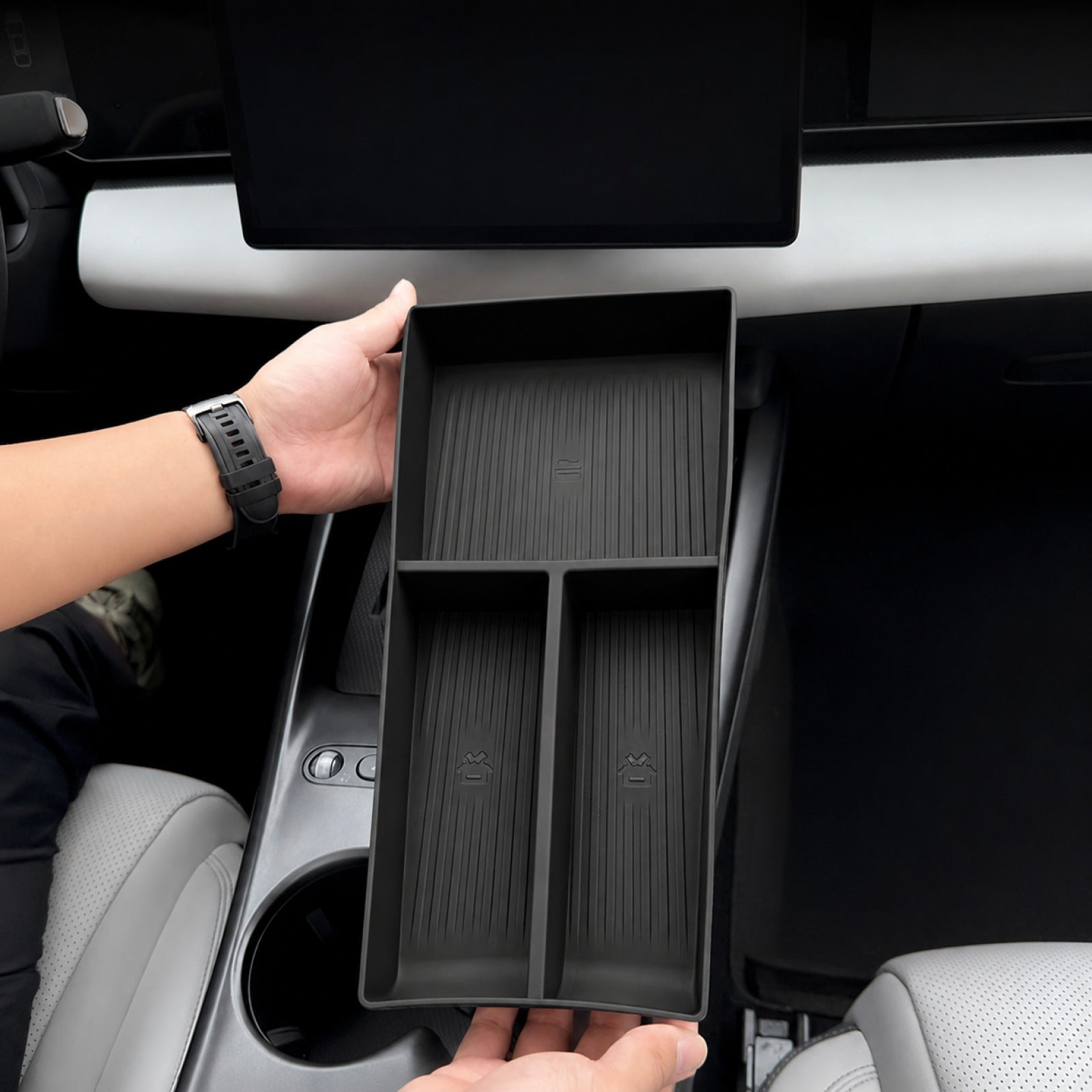 Center Console Lower Dash Tray for 2026 BYD Seal 6 AUTOEVEX