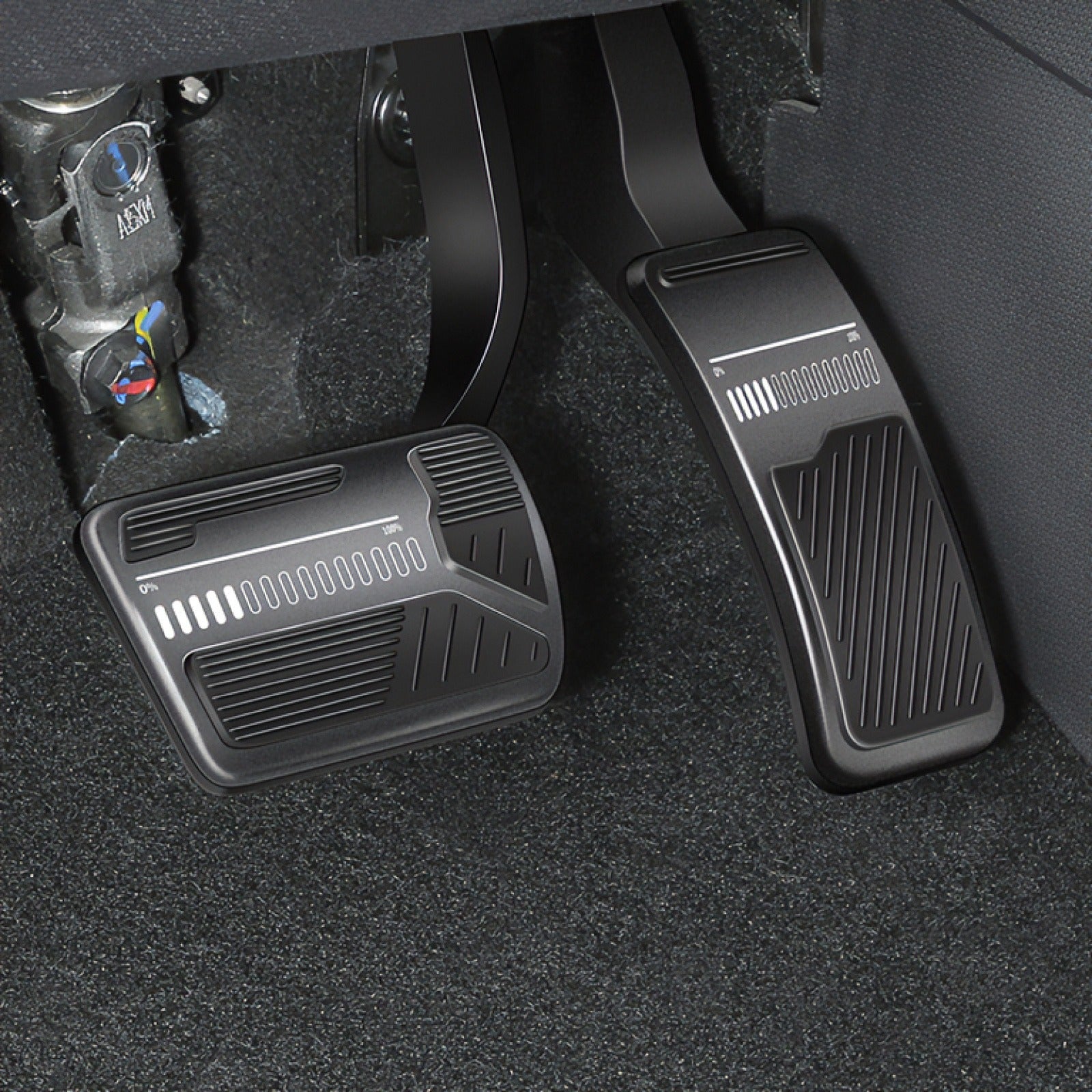 Non-Slip Car Pedal Covers for BYD ATTO 3, Anti-Slip Wear-Resistant AUTOEVEX