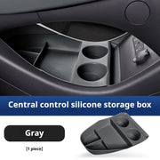 Silicone Center Console Lower Storage Box for BYD ATTO 3, Easy Install AUTOEVEX