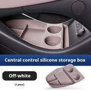 Silicone Center Console Lower Storage Box for BYD ATTO 3, Easy Install AUTOEVEX