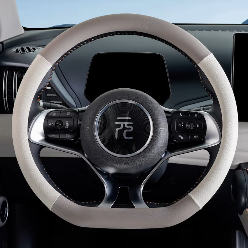 Steering Wheel Cover for BYD Atto 3 | Breathable Leather Protector