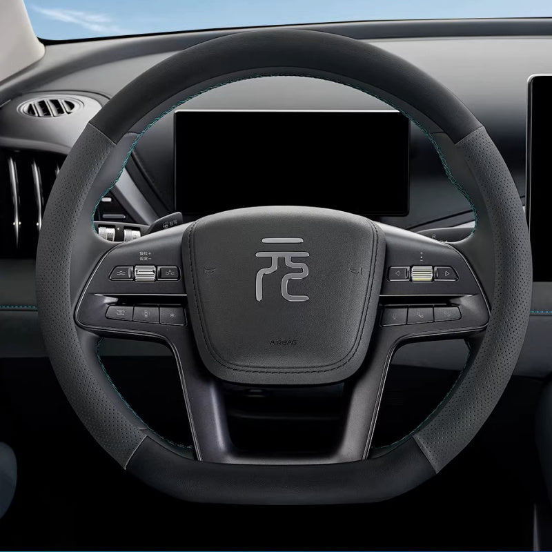 Steering Wheel Cover for BYD Atto 3 | Breathable Leather Protector