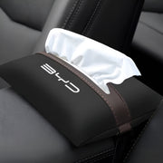 Car Sun Visor Tissue Holder for BYD Leather Napkin Case