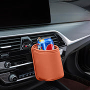 Car Cup Holder for BYD - Eco-Friendly Leather, No-Damage Install AUTOEVEX