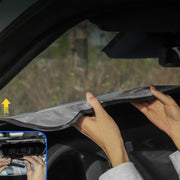 Cooling Effect Comparison of Denza B8 Windshield Cover During Hot Summer